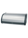 Brabantia Matt Steel Fingerprint Proof Roll Top Bread Bin