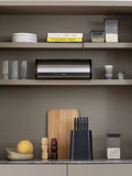 Brabantia Matt Steel Fingerprint Proof Roll Top Bread Bin