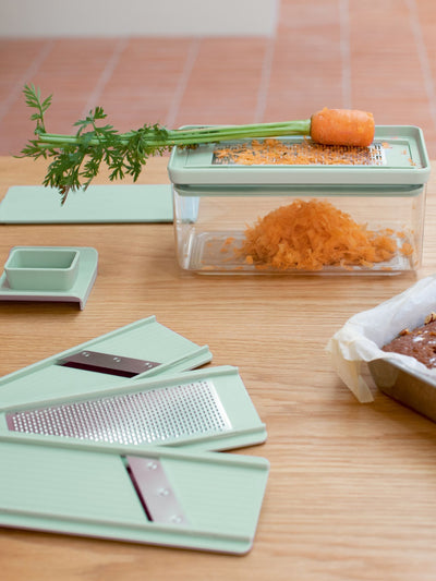 Brabantia Jade Green Tasty+ Slicer and Grater Kitchen Tool Set