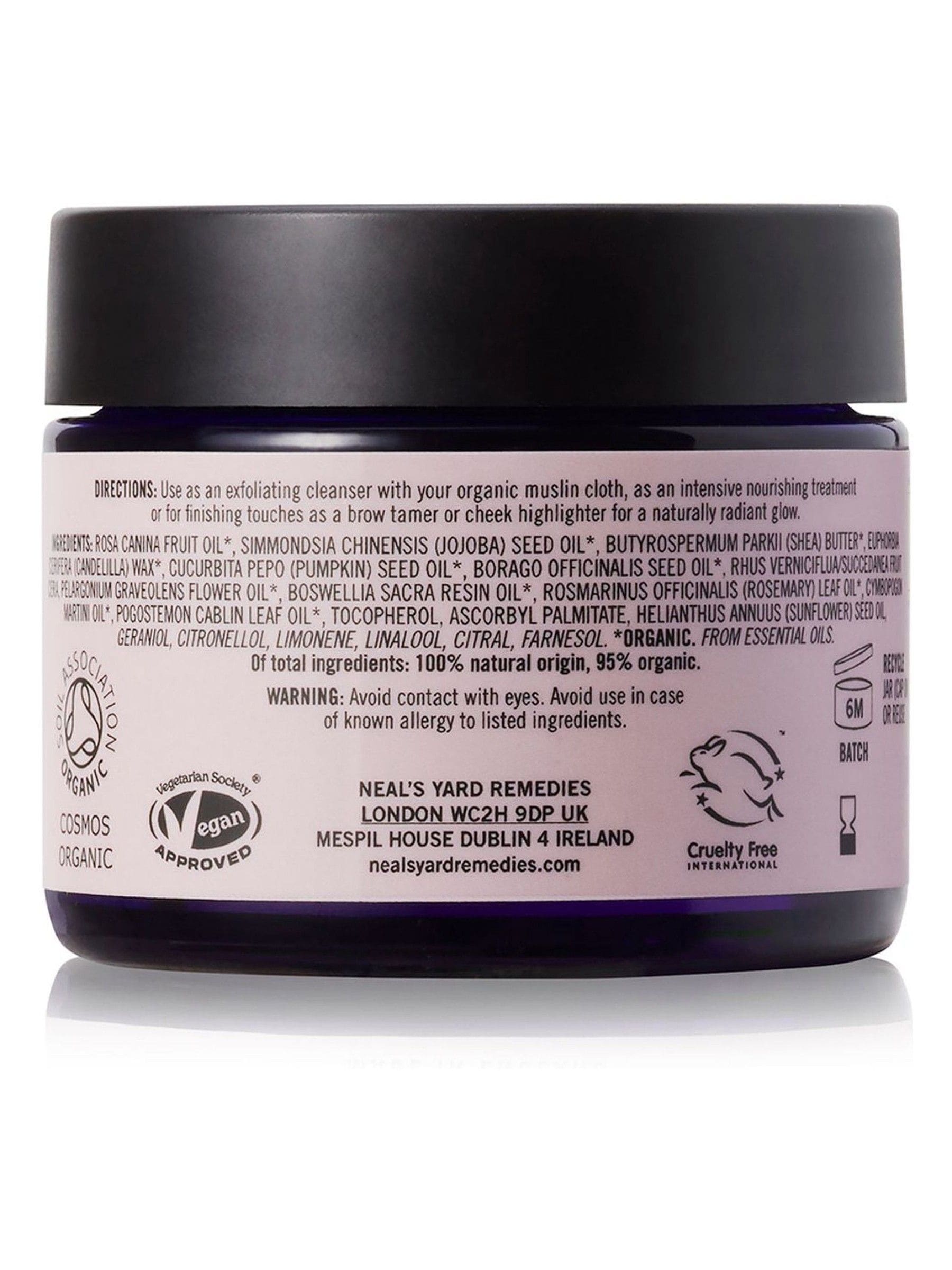Neals Yard Wild Rose Beauty Balm 50g, imported from the UK