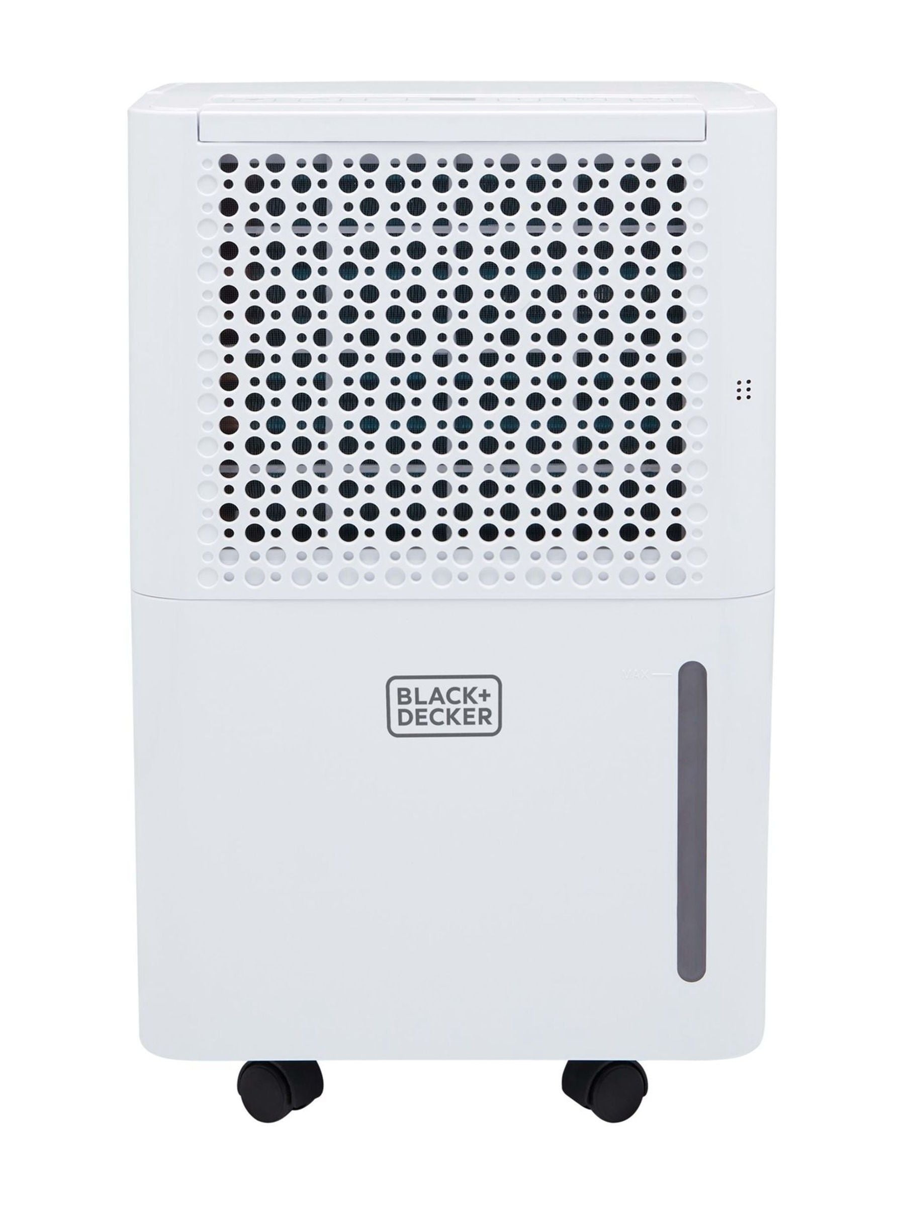 Black & Decker White 12L smart dehumidifier & ionizer with 2.1L tank - British product