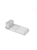 Brabantia Light Grey Sink Side Compact Dish Drying Rack - British product