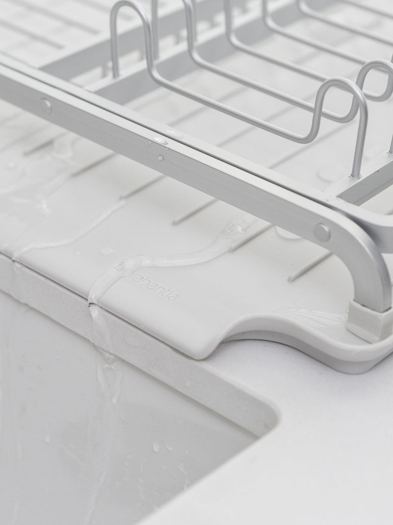 Brabantia Light Grey Sink Side Dish Drying Rack - British product