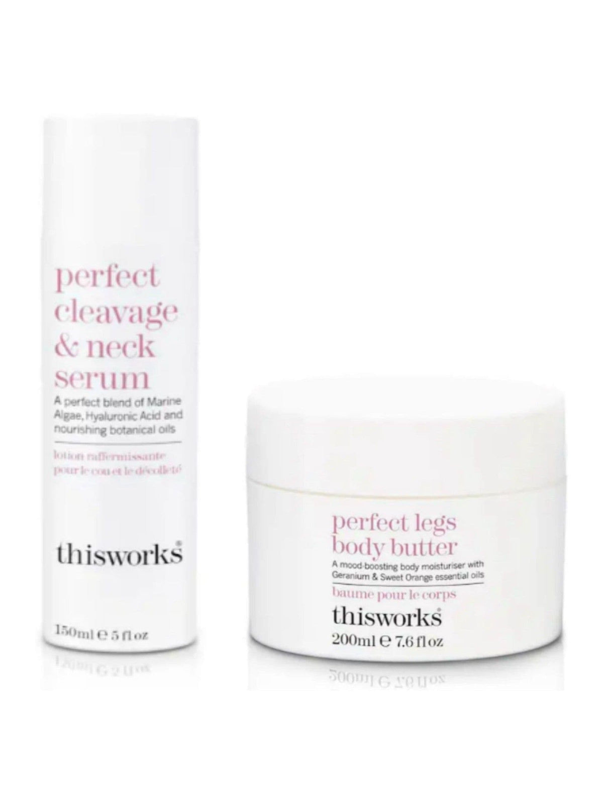 This Works Perfect Cleavage & Neck Serum 150ml & Body Butter 200ml Gift Set (Worth £68)