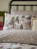 Furn forest festivities duvet cover and pillowcase set - British product