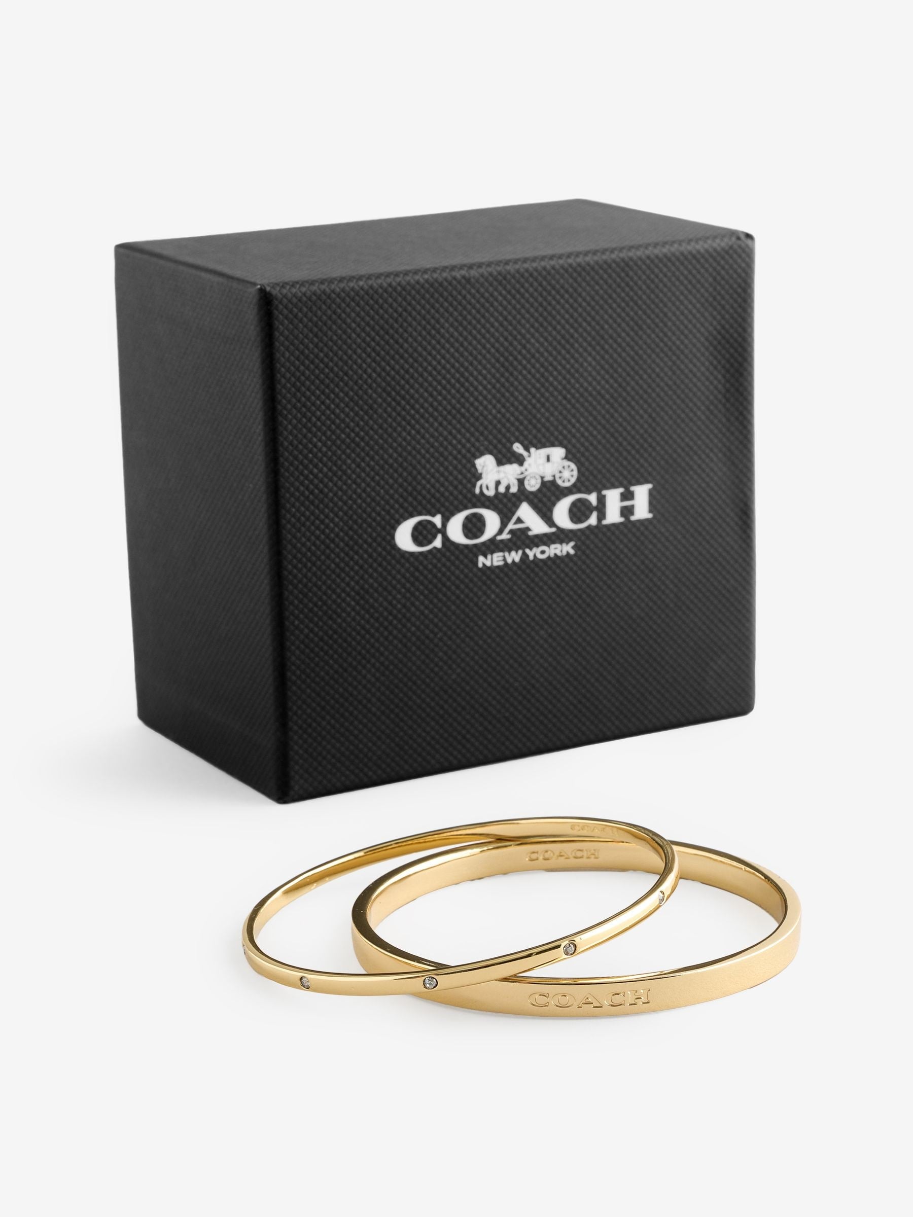 Duo Bangle Bracelet Set with Crystal Stones and Brass – 2-Piece Mix and Match