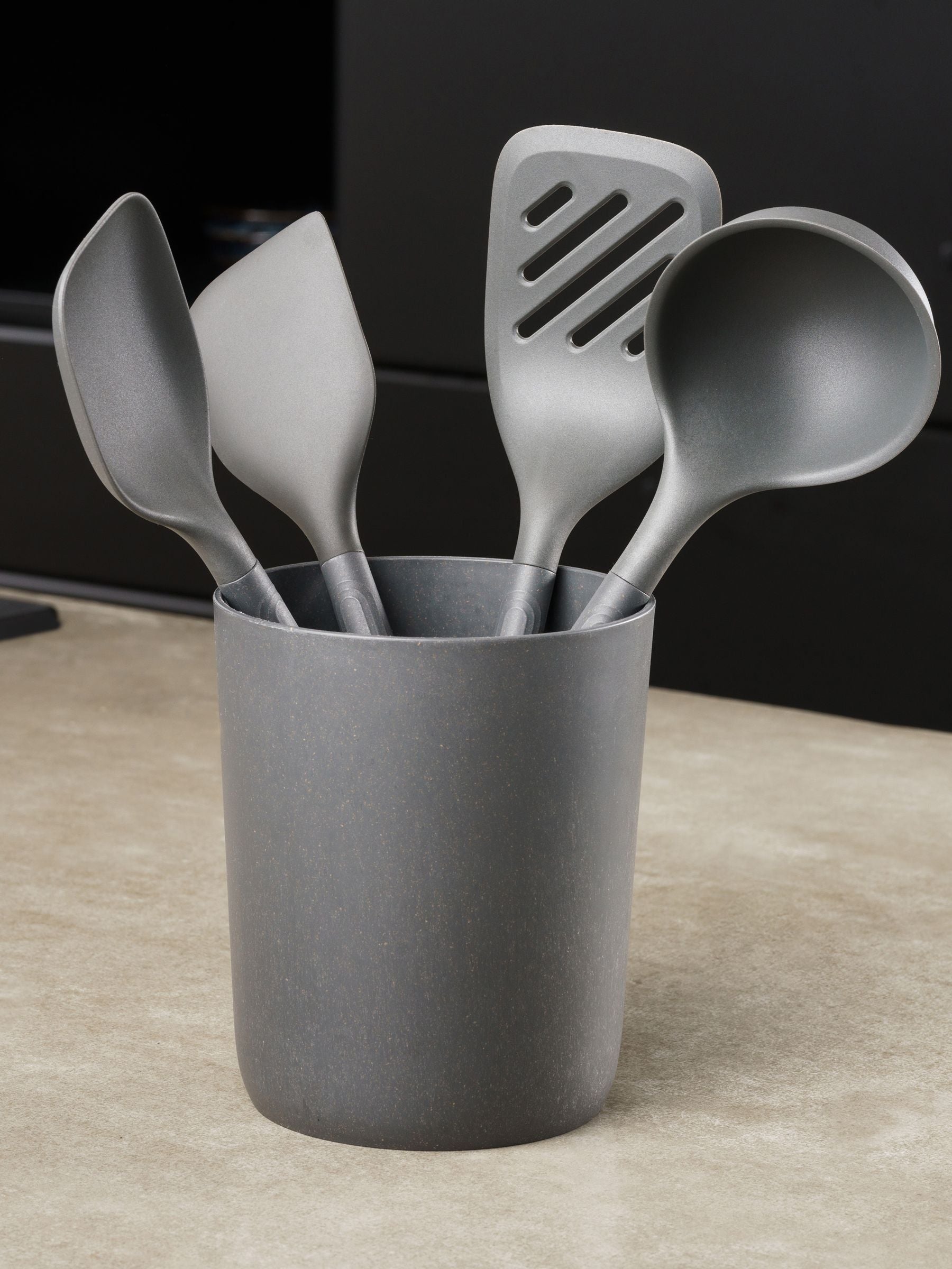 Zyliss 5-Piece Beluga Grey Utensil Set (British brand)