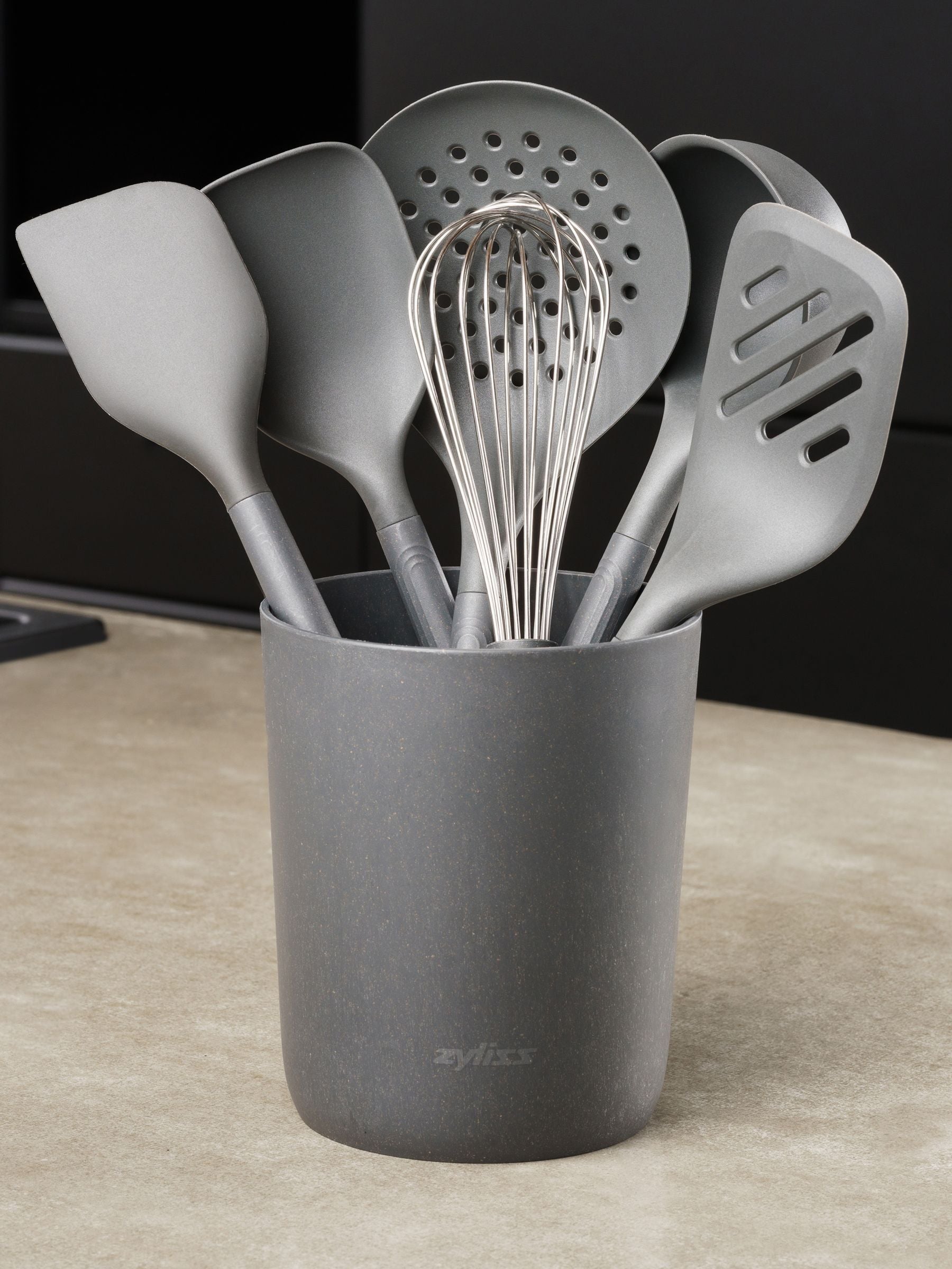 Zyliss 7 Piece Beluga Grey Utensil Set