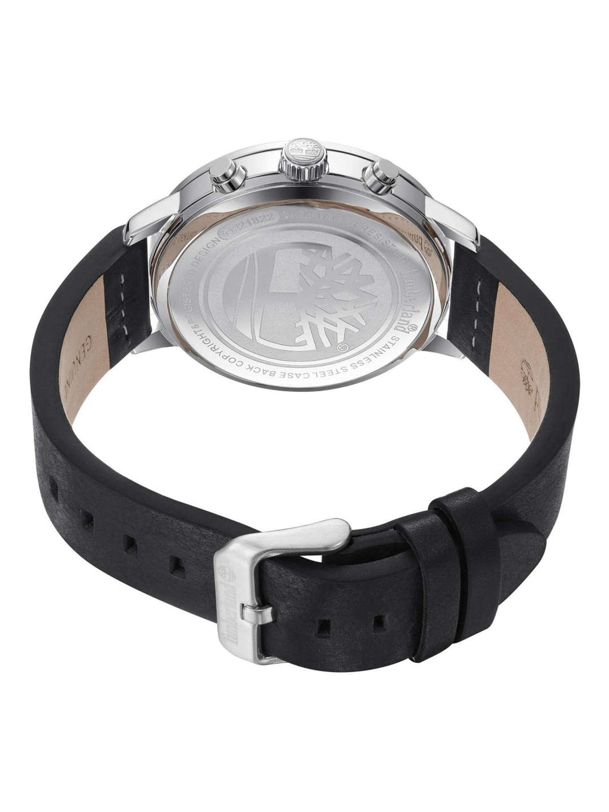 Timberland Black Louden Leather Strap 3ATM Watch