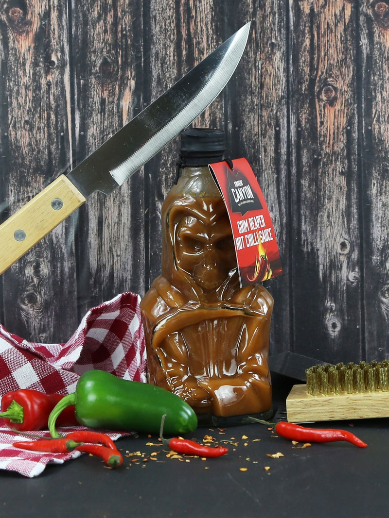 Kimm & Miller Reaper Ghost & Red Jalapeno chilli sauce gift set 410ml, UK version