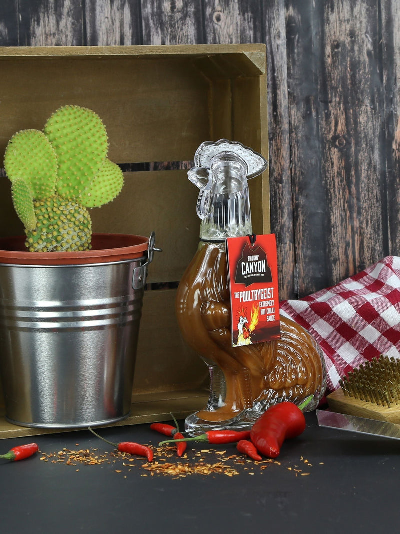 Kimm & Miller ghost and red jalapeno hot sauce gift set 180ml, UK version