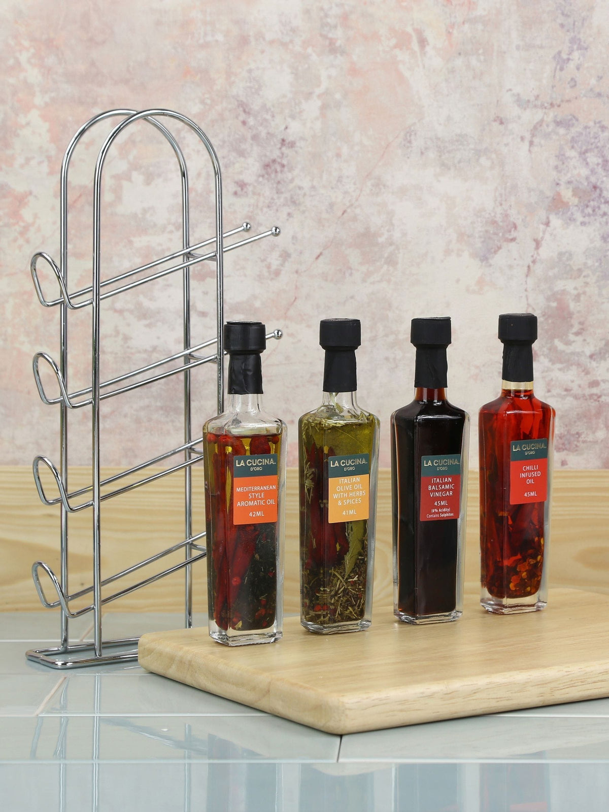 Kimm & Miller assorted infused oils and vinegar gift set, UK version