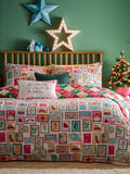 Furn Multi Dear Santa Reversible Duvet Cover Set - British product