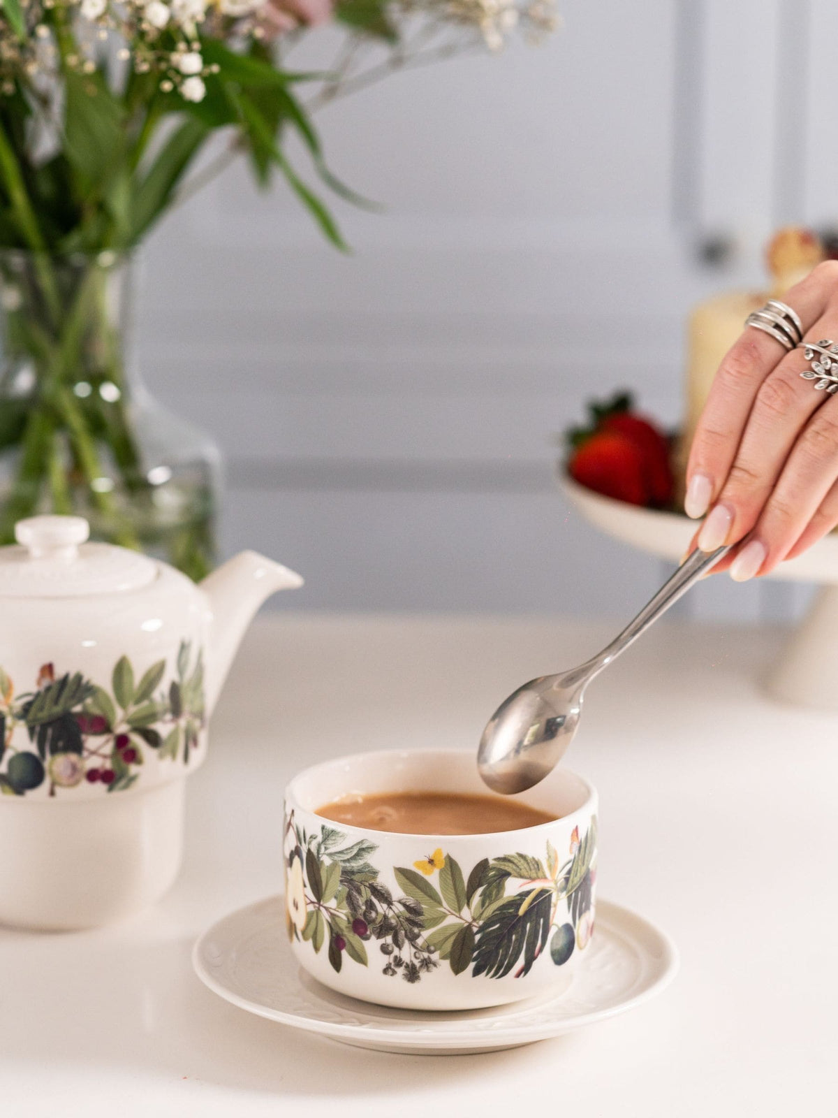 Kew Gardens Green Bloom Tea For 1 Set