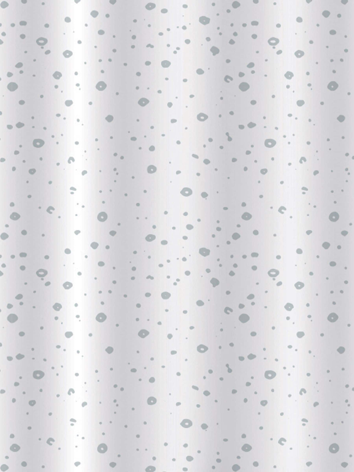 Showerdrape White Droplets Shower Curtain