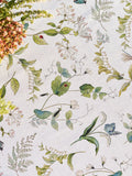 Sophie Allport Off White Wild Floral Print Cotton Tablecloth