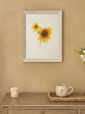Sophie Allport Off White Multi Sunflower Print Wall Art