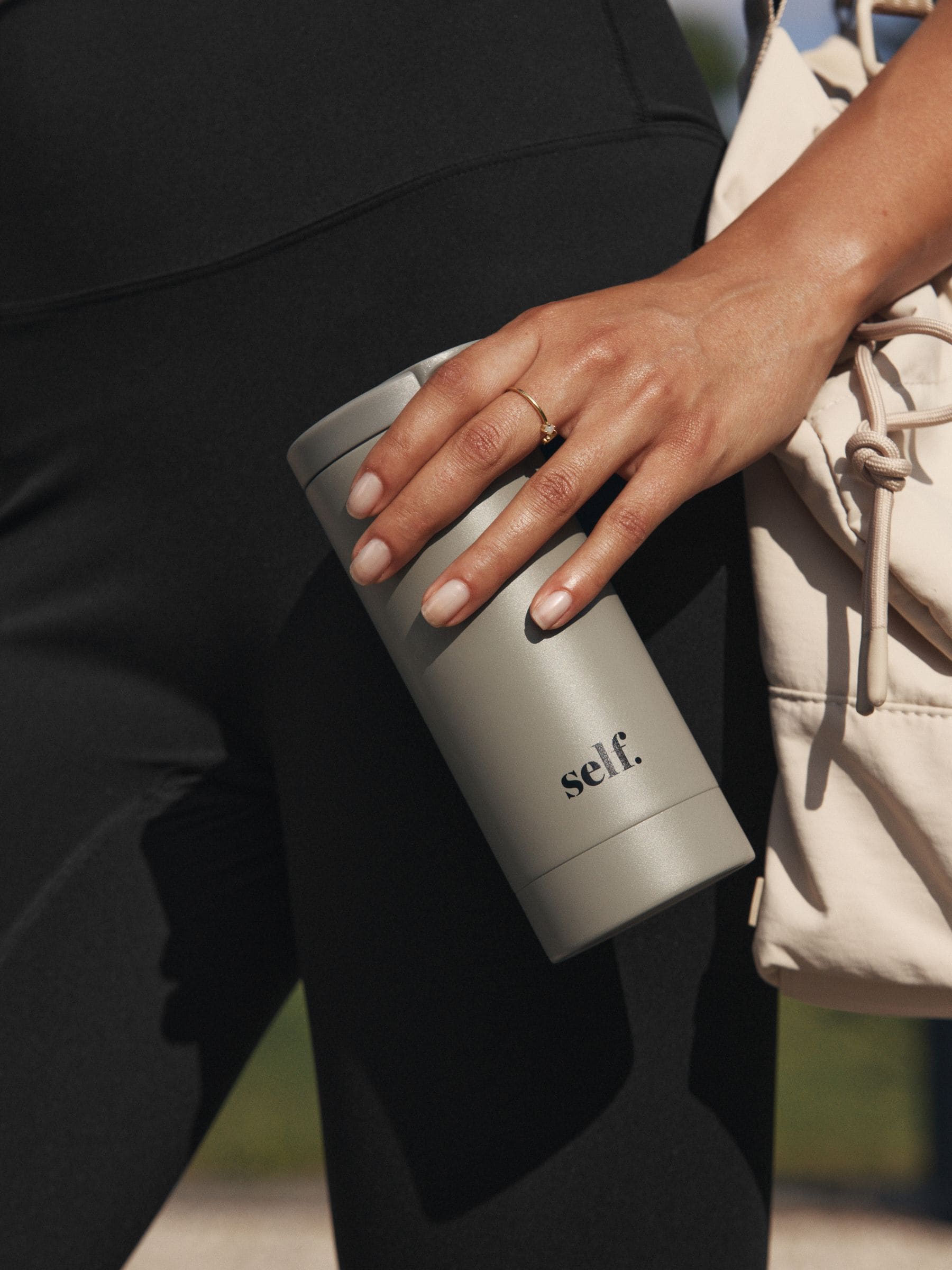 self. Khaki Green travel mug 350ml (British brand)