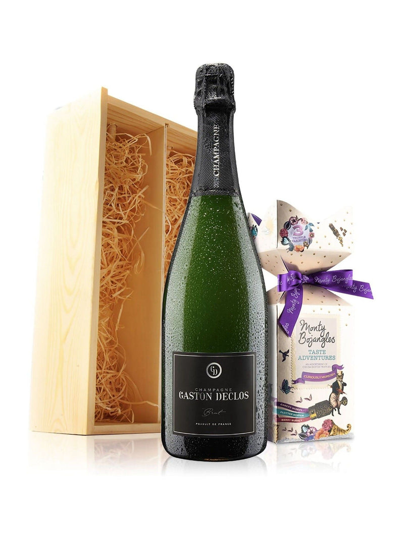 Virgin Wines Champagne and chocolates gift set (British brand)