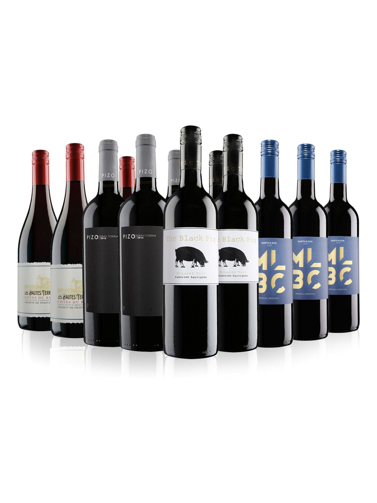 Virgin Wines luxury 12 bottle red wine case (British brand)