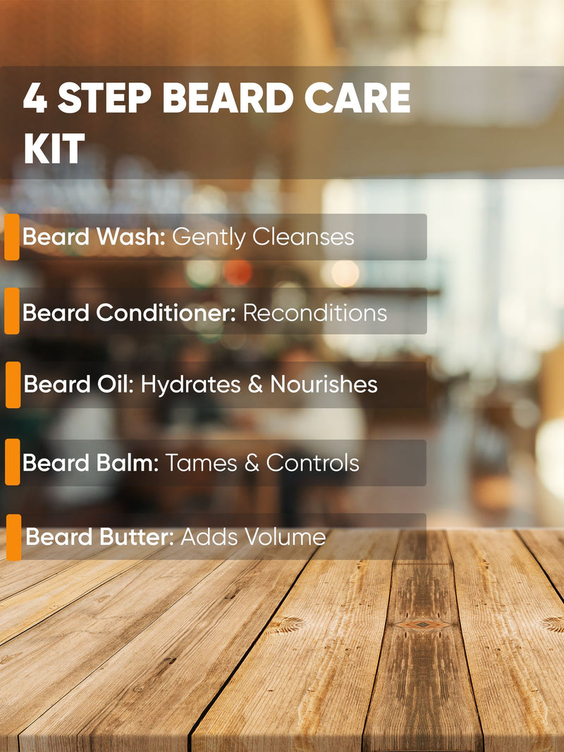 Mo Bros Sadalwood 4 Step Beard Care Kit