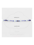 Estella Bartlett silver tone mini blue duo bracelet - British product