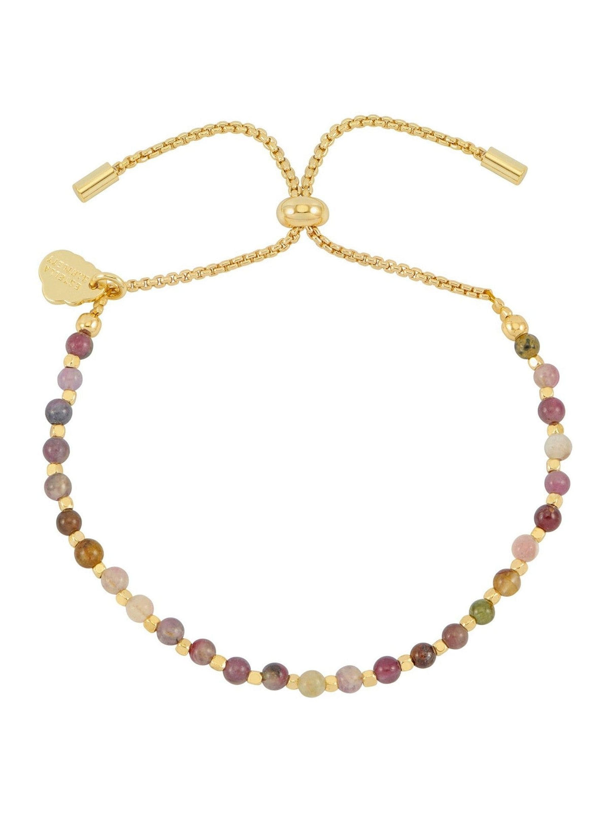 Estella Bartlett Howlite Amelia Gold Tone Brown Wellness Bracelet 7 inch, UK version