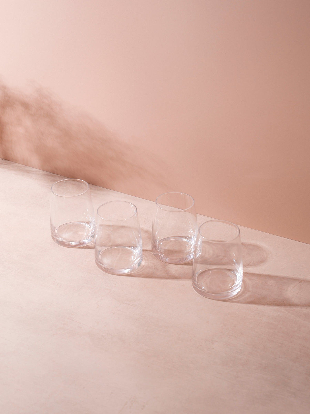 Mikasa Palermo stemless wine glass set of 4, imported from the UK