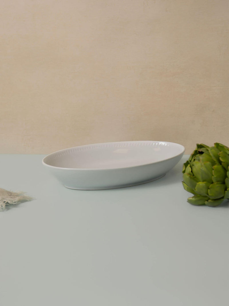 Mikasa White Large Cranborne Oval Ceramic Serving Dish