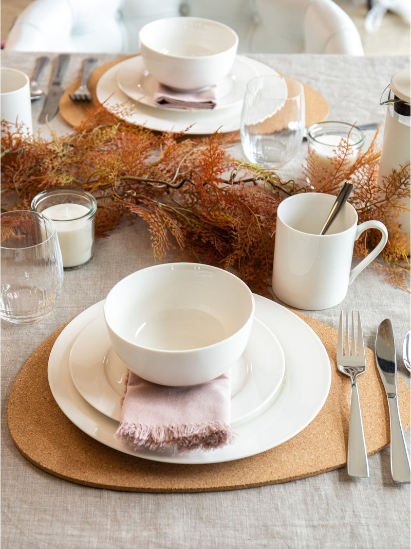 Mikasa White Egret dinner set 12 piece, imported from the UK