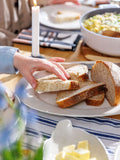 Mikasa White Large Cranborne Oval Ceramic Serving Platter, imported from the UK