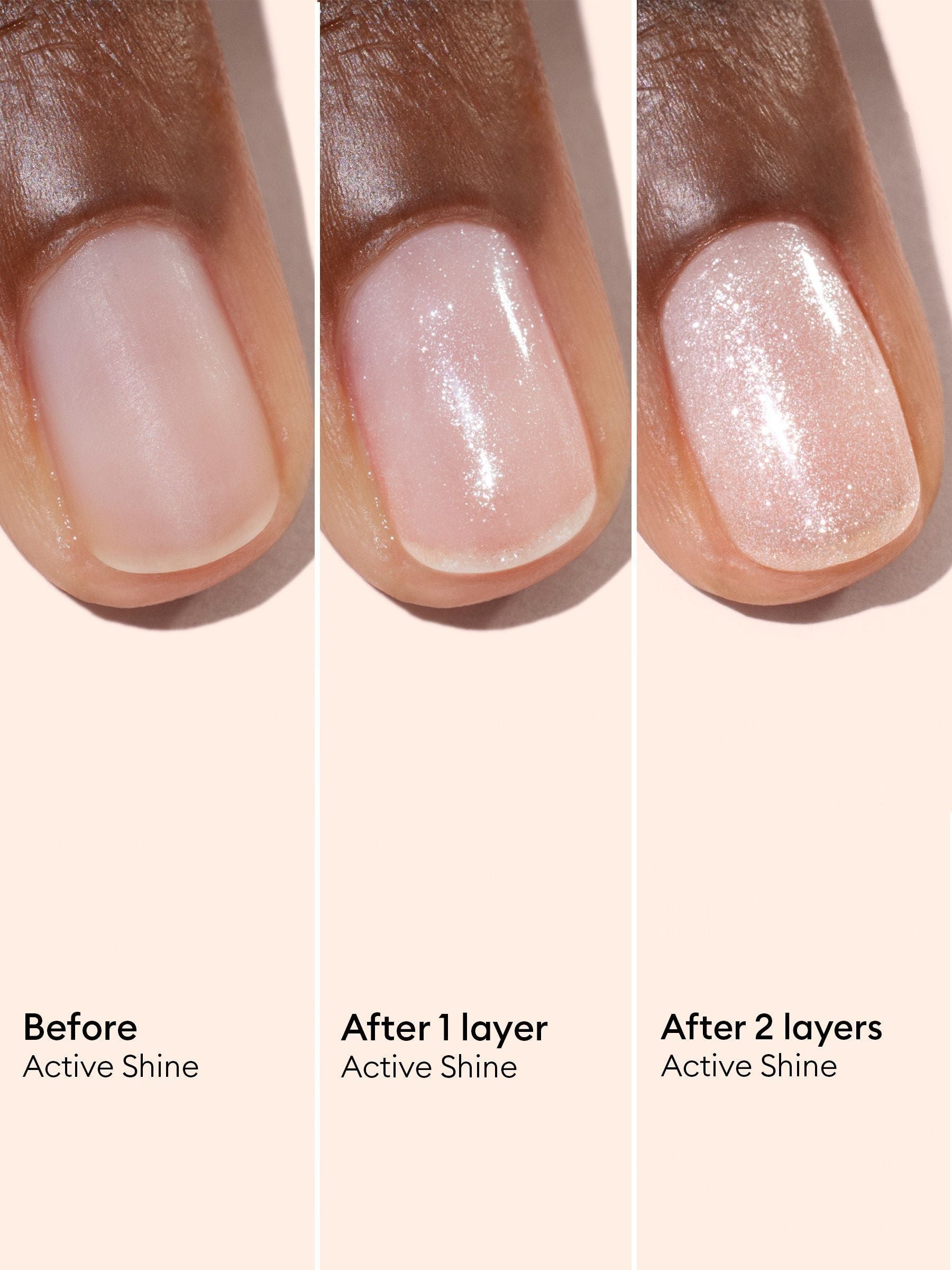 Manucurist Active Shine Treatment nail polish, imported from the UK