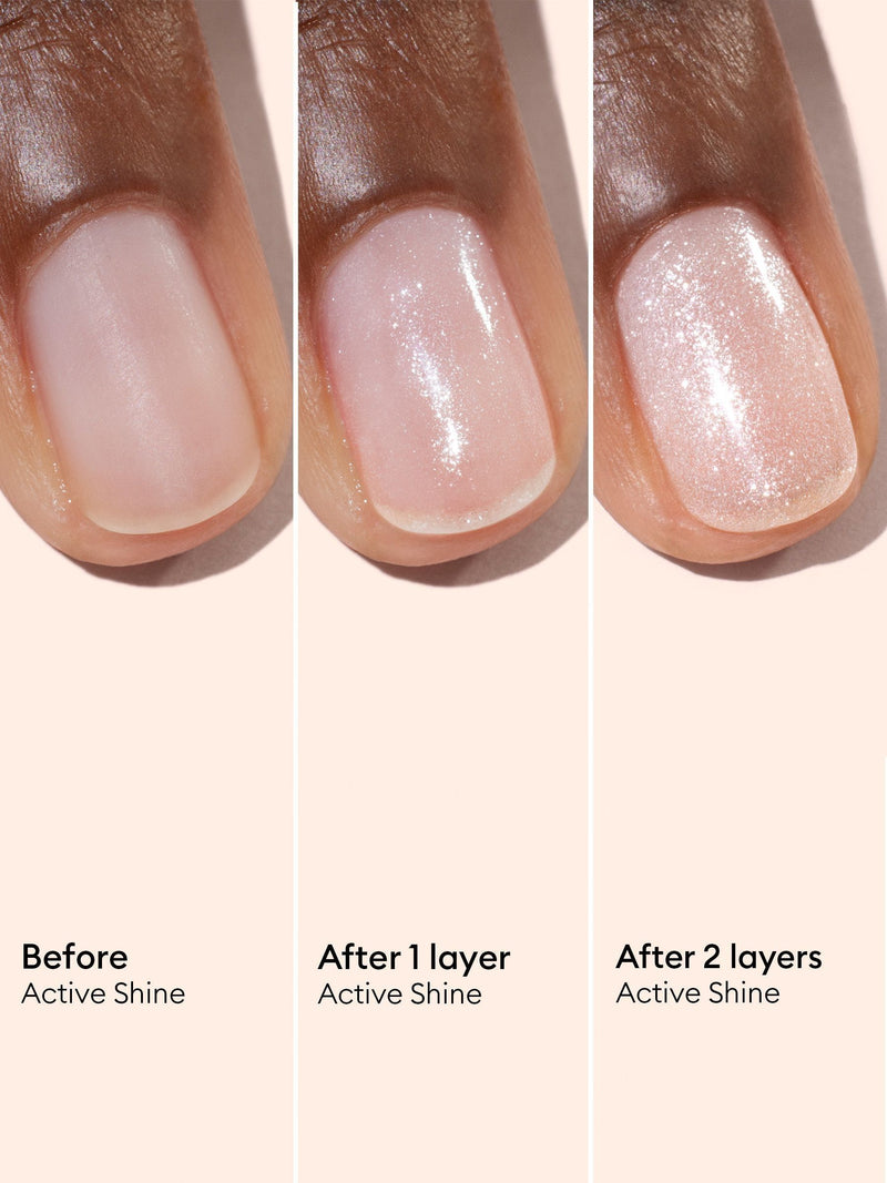 Manucurist Active Shine Treatment nail polish, imported from the UK