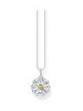 Thomas Sabo Yellow Lovely Daisy Chain Necklace With Pendant