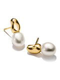 Thomas Sabo white small natural beauty stud earrings (British brand)
