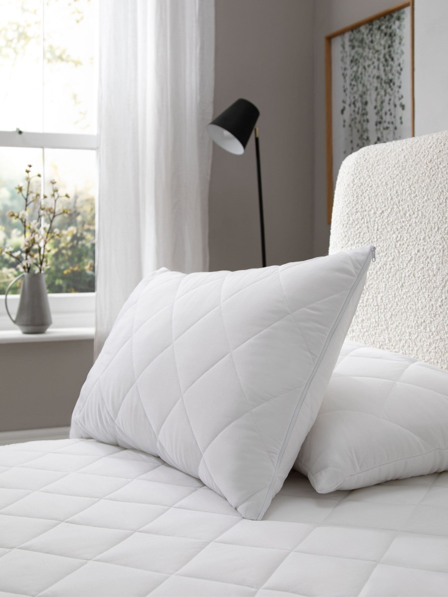 FBC white pillow protector 48 x 74 cm - British product