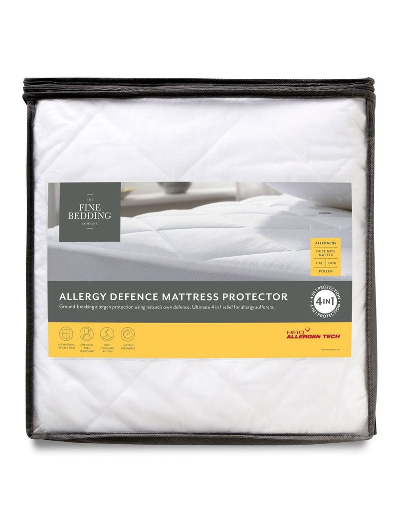 FBC Allergy Defence White Mattress Protector - British product