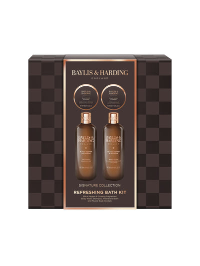 Baylis & Harding Black Pepper & Ginseng Herrers Luksus Badekit Gavesett