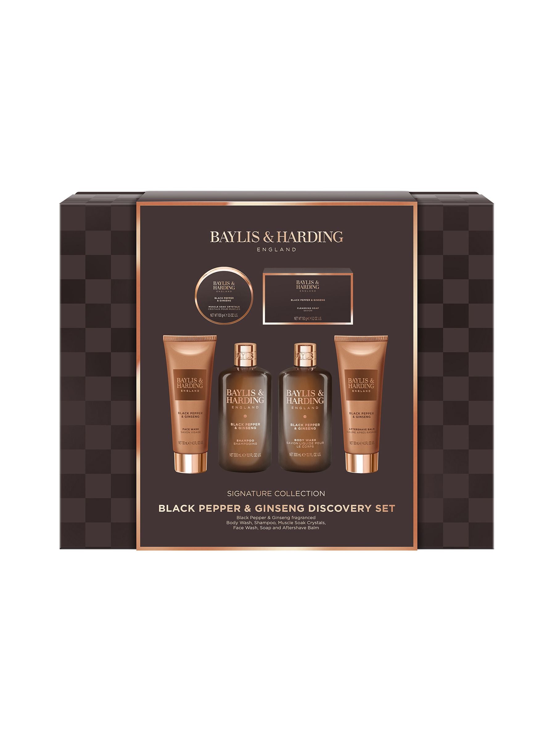 Baylis & Harding Black Pepper & Ginseng Mens Discovery Gift Set
