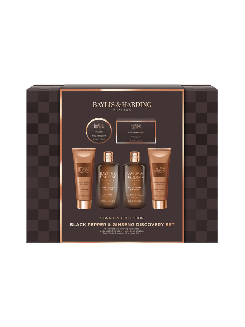 Baylis & Harding Black Pepper & Ginseng Mens Discovery Gift Set