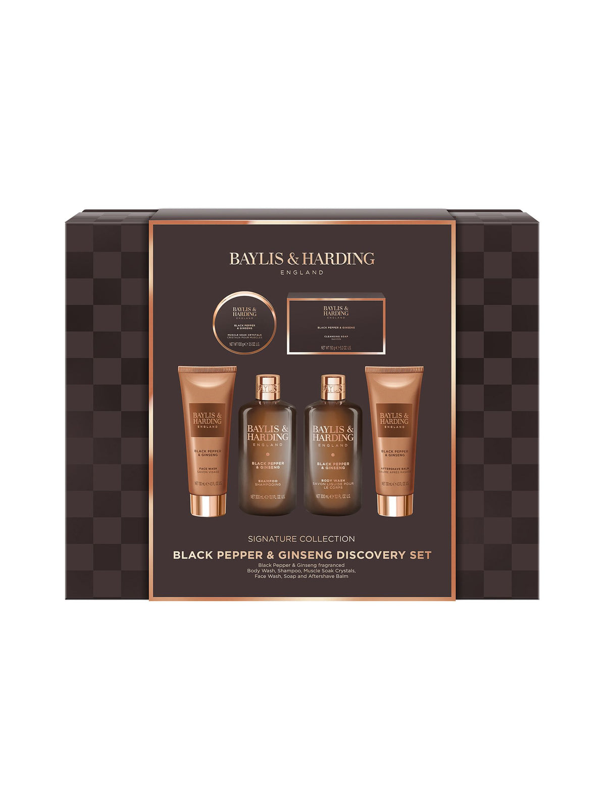 Baylis & Harding Black Pepper & Ginseng Mens Discovery Gift Set