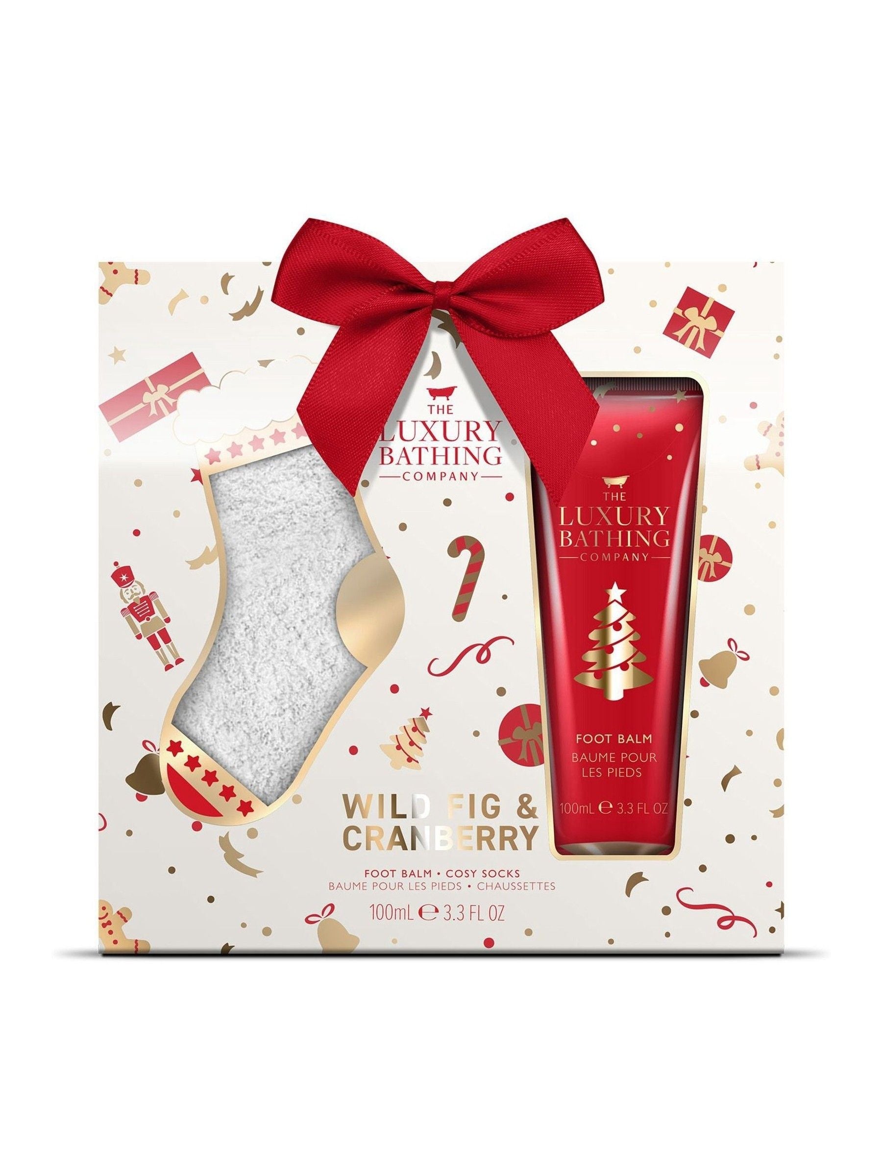 The Luxury Bathing Company Wild Fig and Cranberry Cosy Toes Gift Set