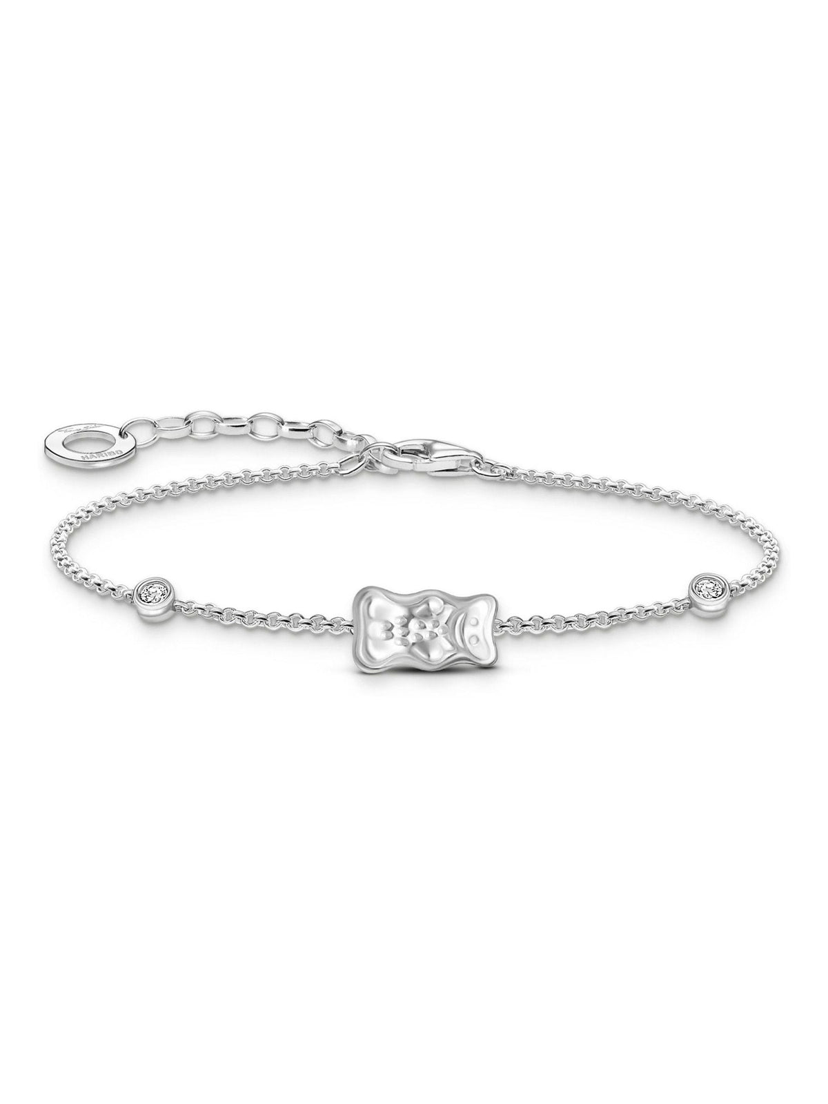 Thomas Sabo x Haribo Silver Tone Goldbears Bracelet adjustable 16-19 cm (British brand)