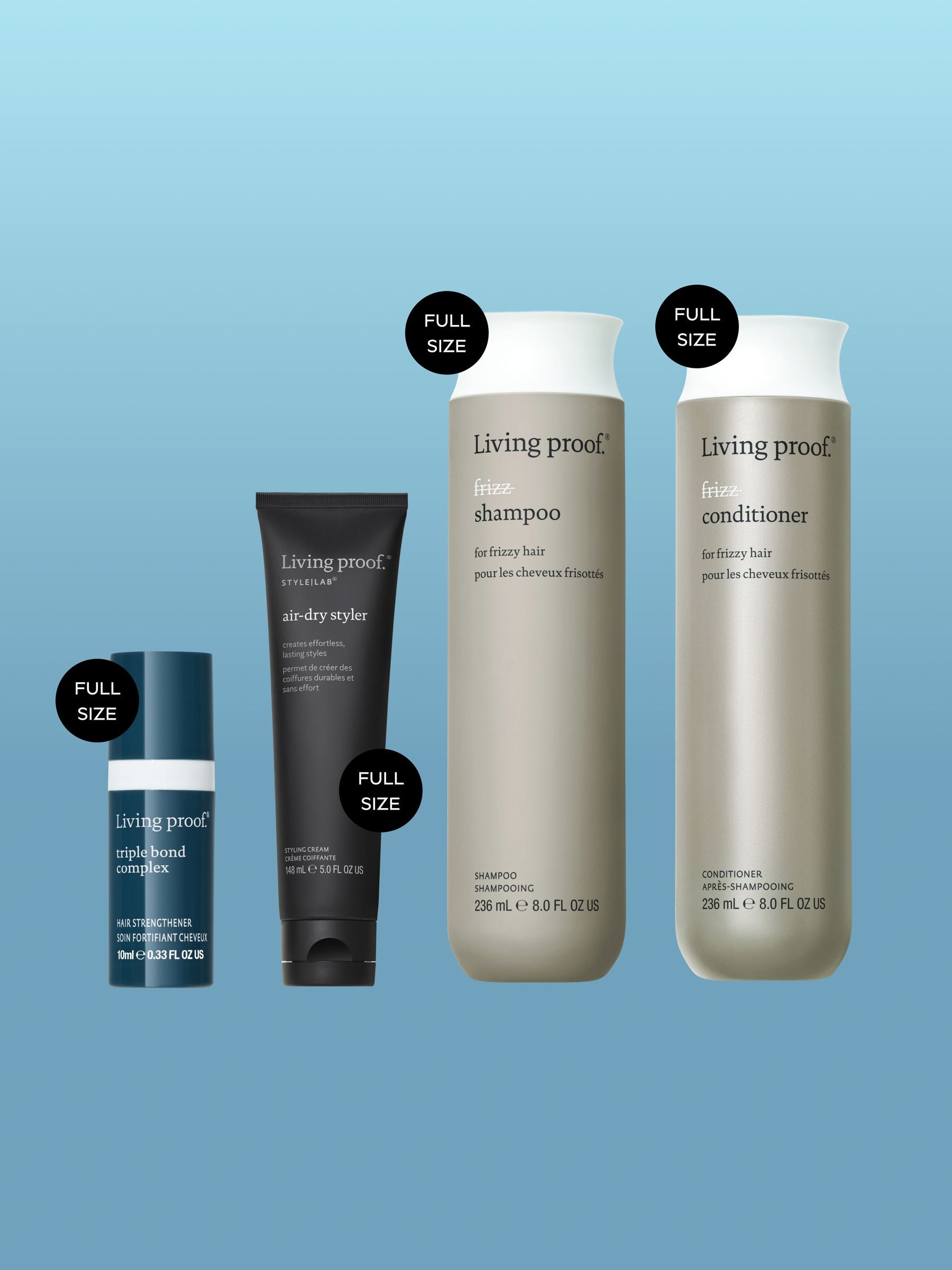 Living Proof No Frizz Heatless Routine Beauty Box (Worth £104)