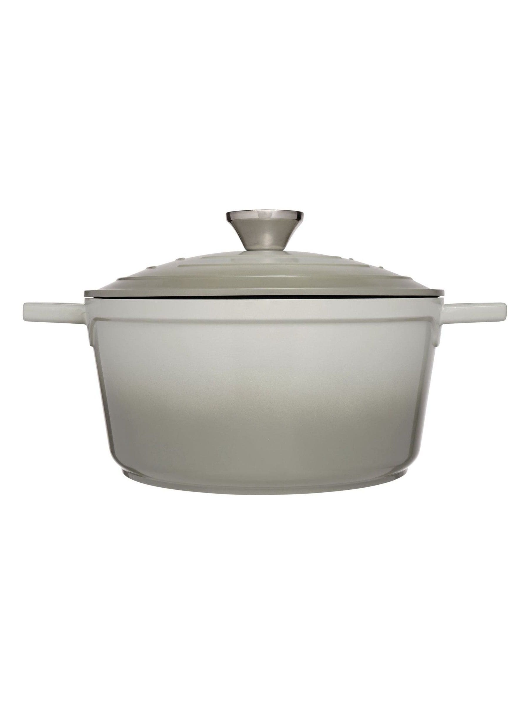 Mary Berry grey cast aluminium casserole dish 24cm, imported from the UK