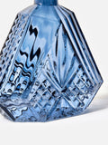 Oliver Bonas blue jewel glass decanter, imported from the UK