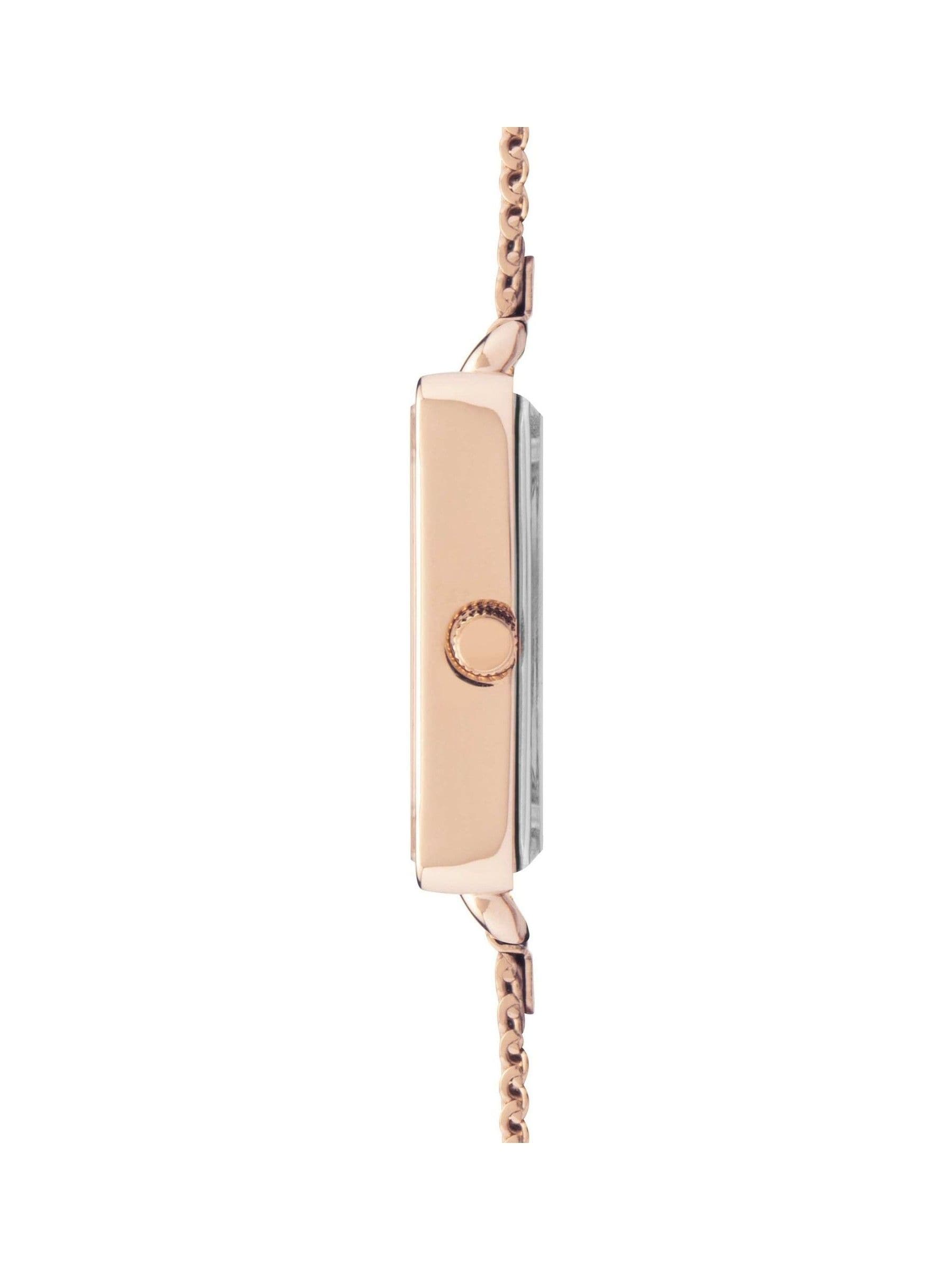 Limit Gold 29mm square analogue watch with mesh strap, UK version