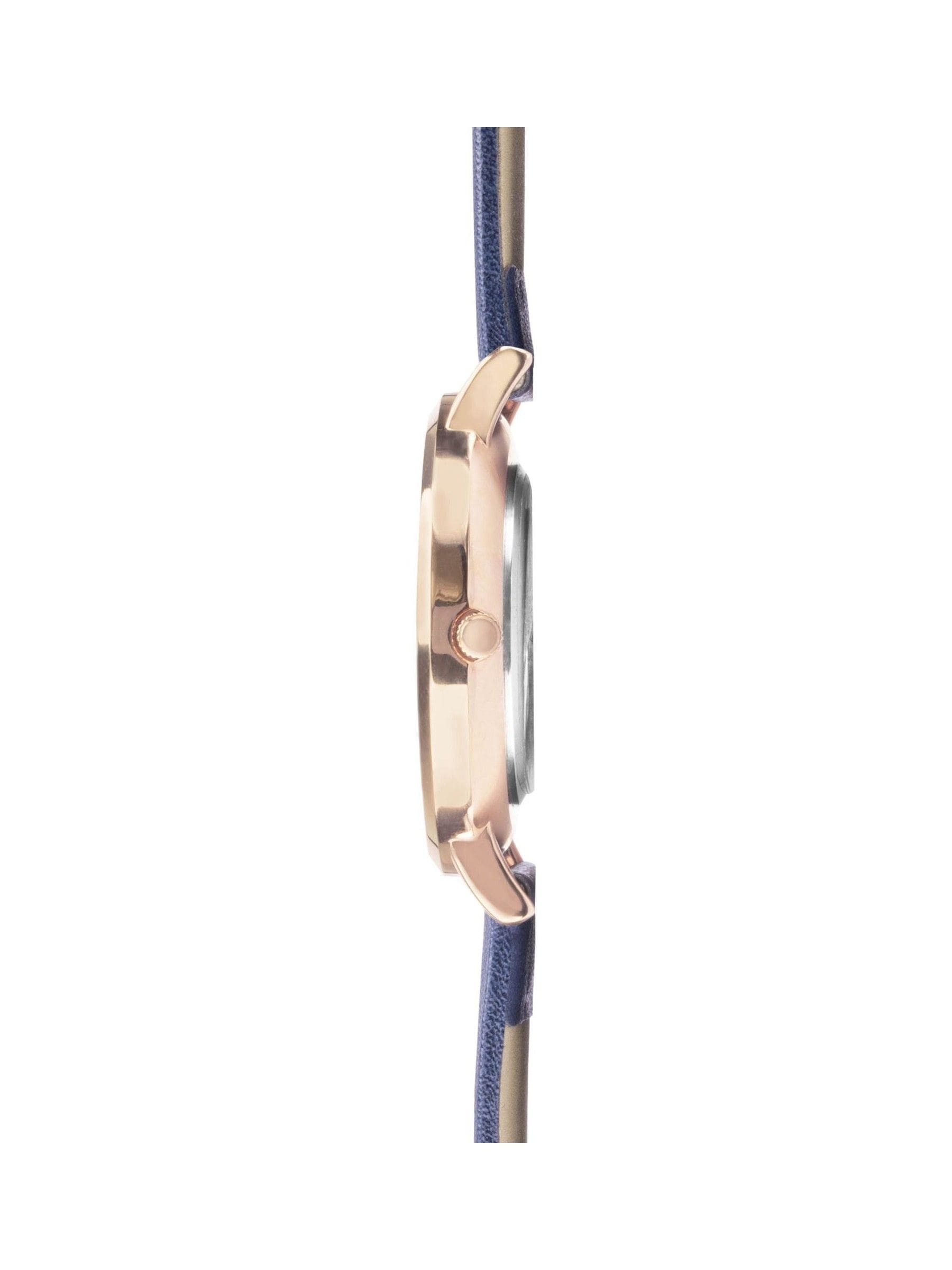 Limit blue analog watch rose gold case 38mm, UK version