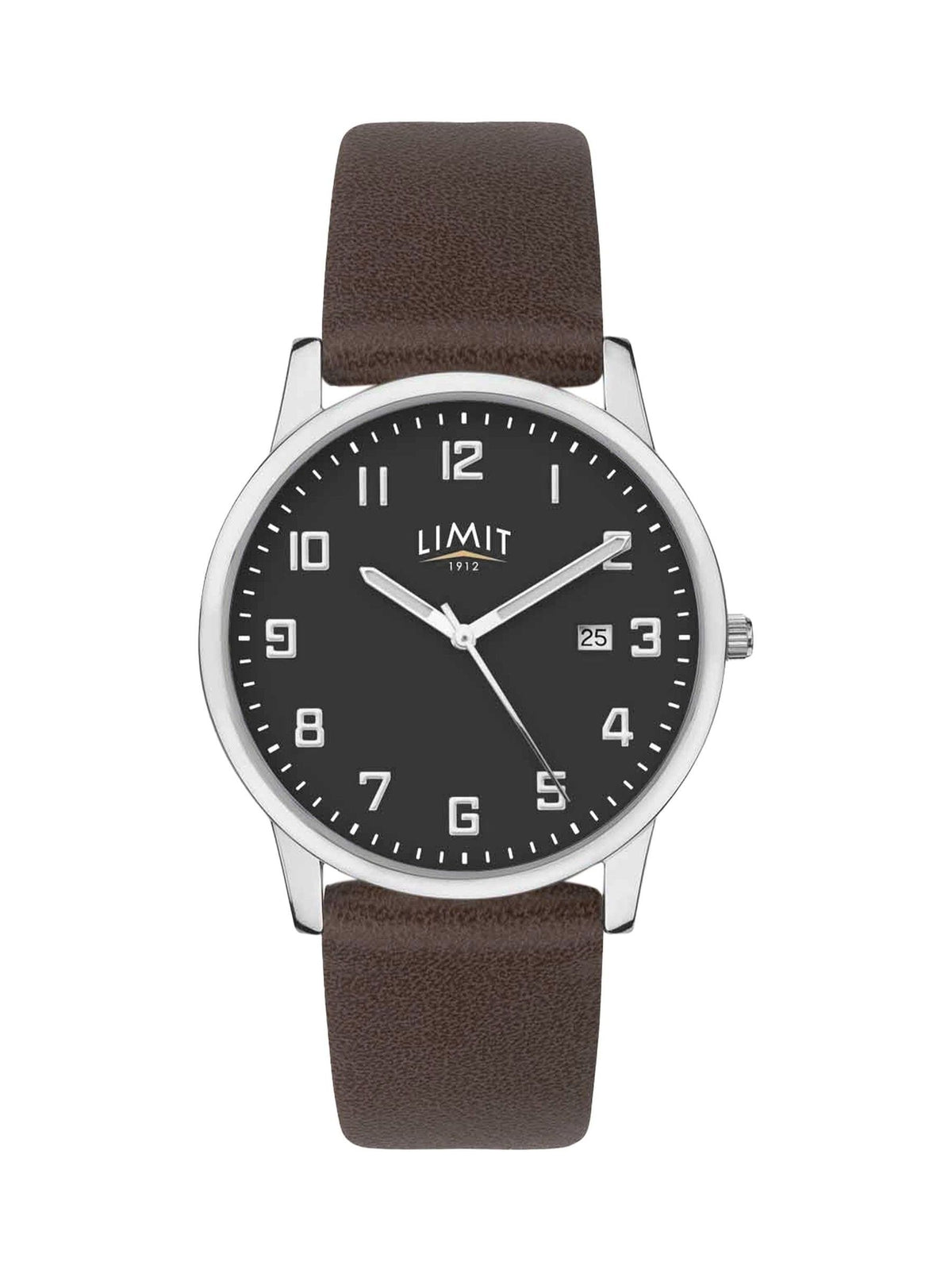 Limit Brown Modern 38mm round analogue watch, UK version