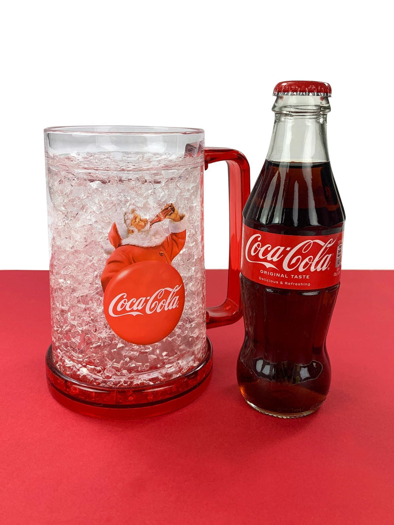 Coca-Cola chiller mug gift set with 200ml bottle - British product